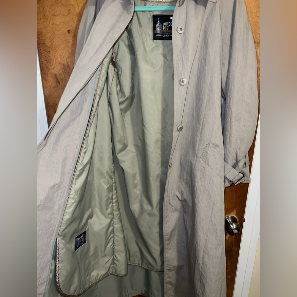 London fog trench coat